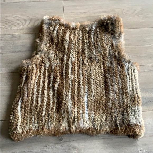 525 American Luxe Rabbit Fur Vest Small - Picture 7 of 9